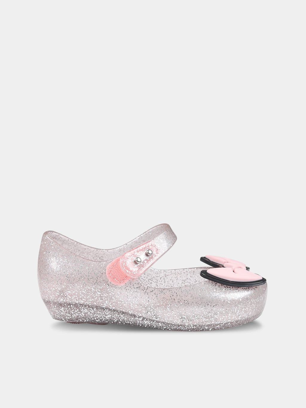 Ballerines transparentes pour fille avec flocon